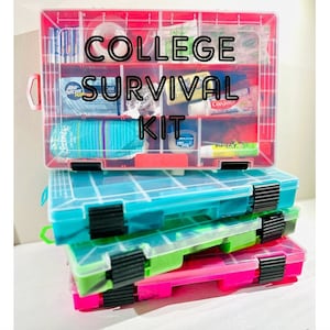 Personalized College Survival Kit | Graduation Gift | College Essentials | Fun Present!