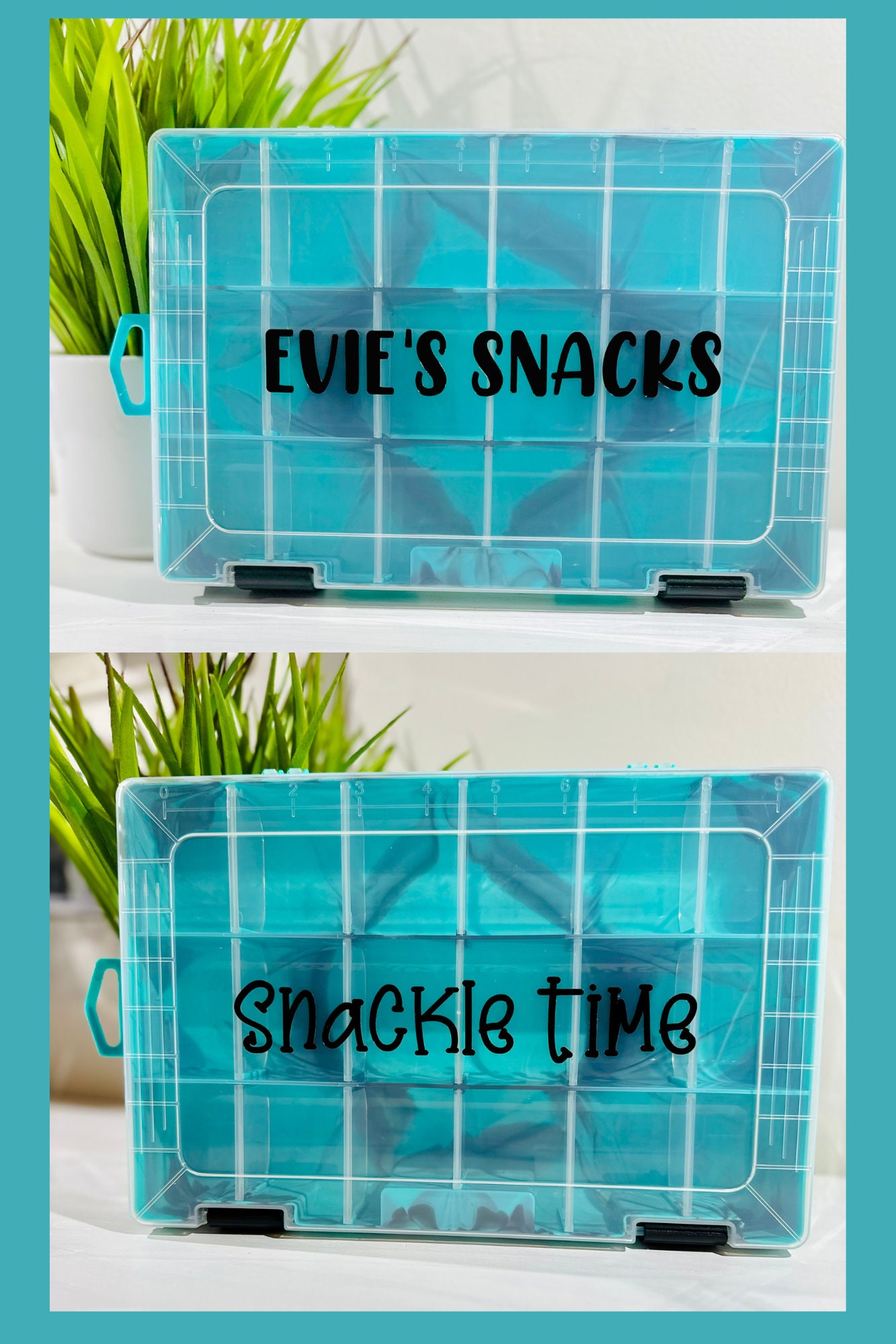 Personalized Snackle Box Custom Snack Box Beach/boat Back to School Snacks  on the Go Snacks-game Day Tailgate Snack Box Unique Gift 