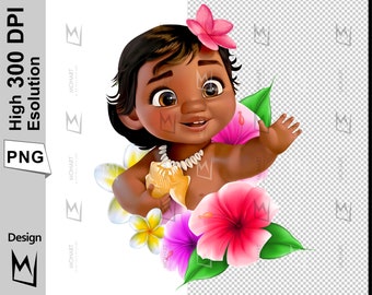 Baby Moana Png Clipart Clipart Images Instant Digital Etsy