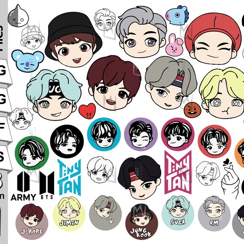 bts svg bts circut png cricut cut files layered svg etsy hong kong