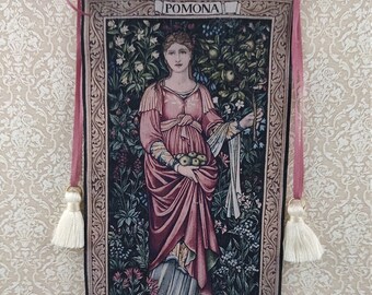 Miniature Victorian Tapestry, Dollhouse, 1/12 scale