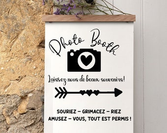 Stickers photobooth, décoration mariage, pancartes photobooth