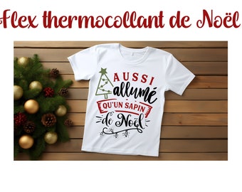 Flex thermocollant de Noël