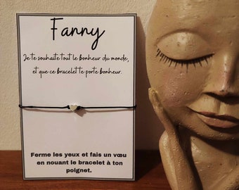 Bracelet de souhaits personnalisé, un cadeau unique et significatif