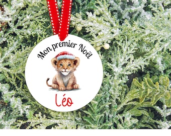 Personalized Christmas bauble: My first Christmas