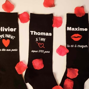 Personalized socks for couples: the ideal Valentines Day gift image 1