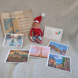 Kit de viaje de los duendes - Postales, mapa de ruta + regalo recuerdo
