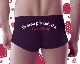 Personalized boxer shorts, Valentine's Day gift idea, men's boxer shorts to offer! dispatch in 24 hours