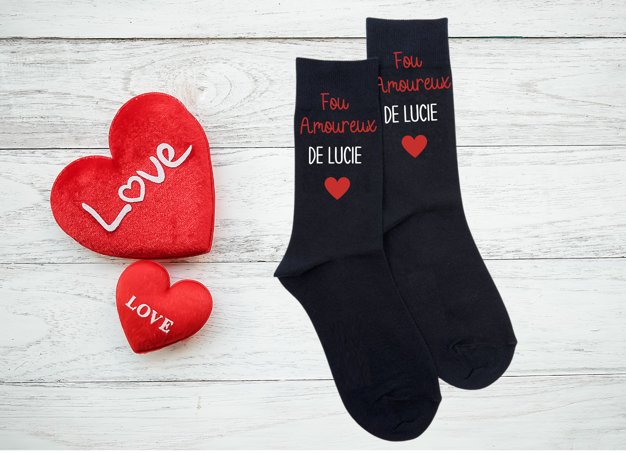 Ensemble de chaussettes Cupidon pour couples -  France