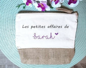 Trousse personnalisée, Cadeau Maman, Maîtresse, Nounou...