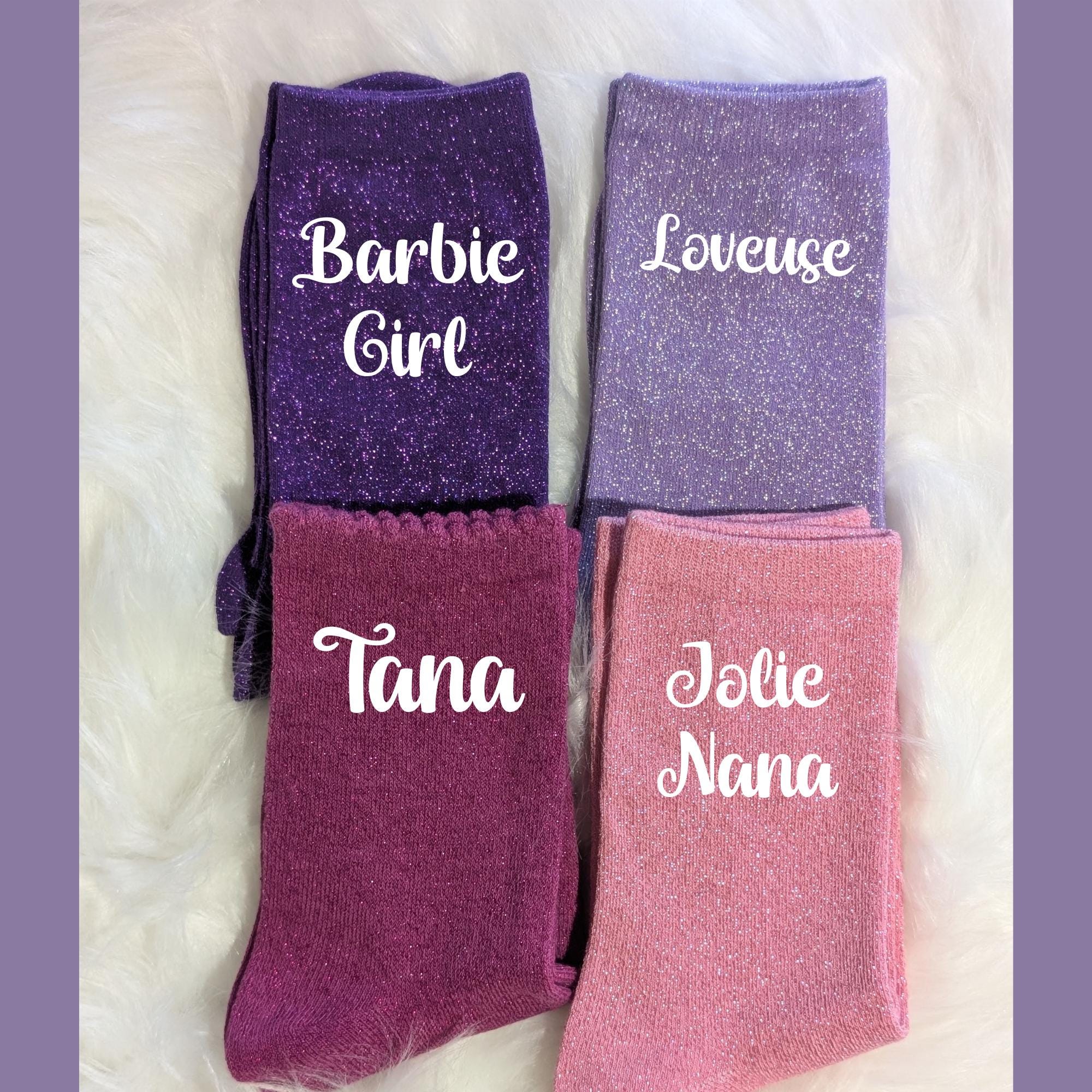 Personalized Sequined Girl Socks