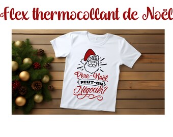 Flex thermocollant de Noël