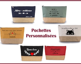 Grande Trousse personnalisée | Cadeau noël unique pour Maman, Maîtresse, Nounou | Expedition rapide en 24h