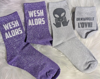JUL Sequin Socks