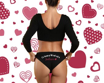 Personalized panties, Valentine's Day gift idea to offer! dispatch in 24 hours