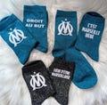 MARSEILLE Sequined or Plain Black Personalized Socks - product logo