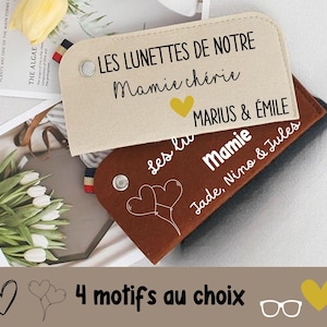 Étui à lunettes personnalisé pour mamie | Cadeau Fête des Grands-mères