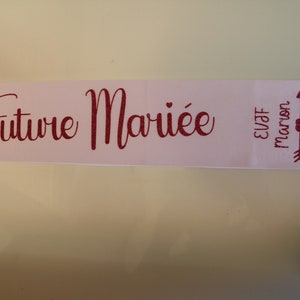 Personalized Miss Sash Ideal for birthdays and bachelorette parties image 2