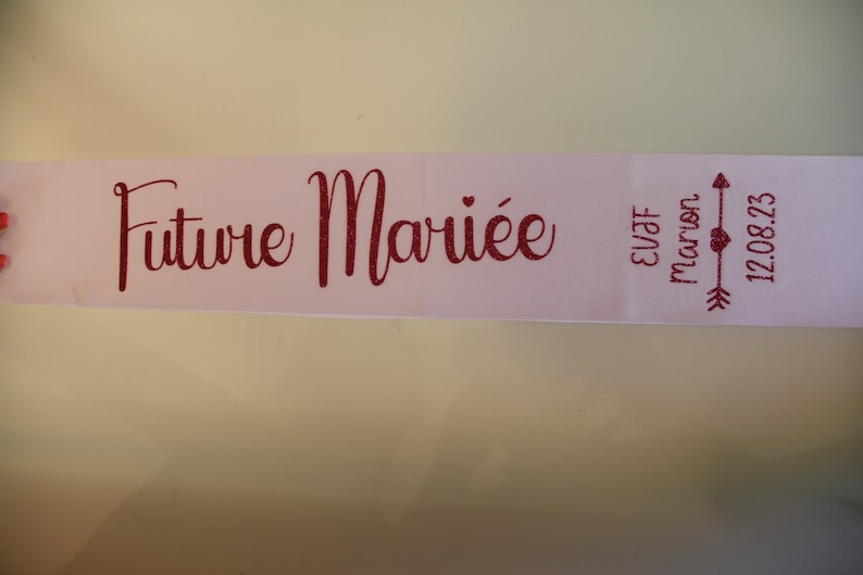 Personalized Miss Sash Ideal for birthdays and bachelorette parties image 2