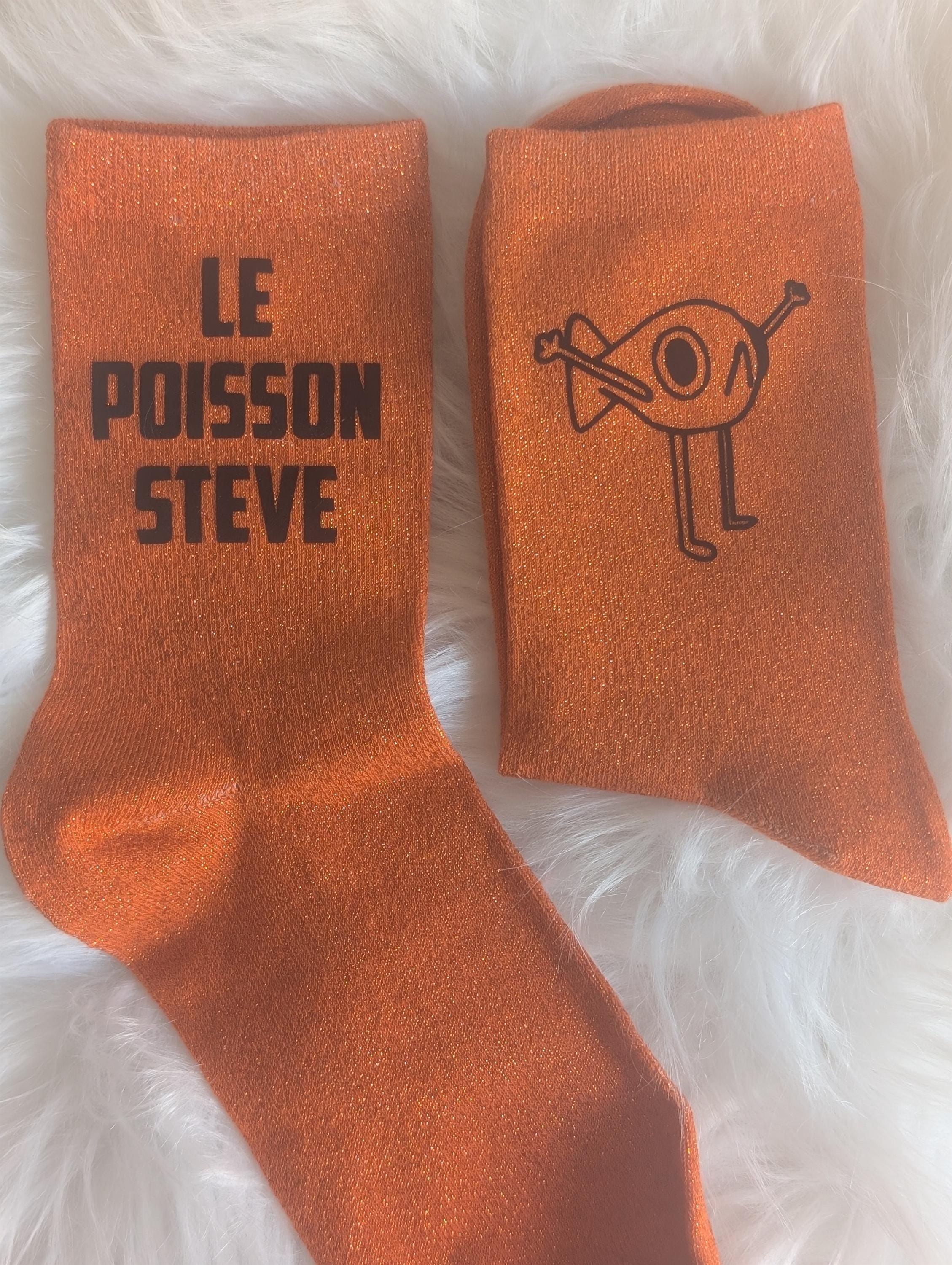 STEVE FISH Sequin Socks