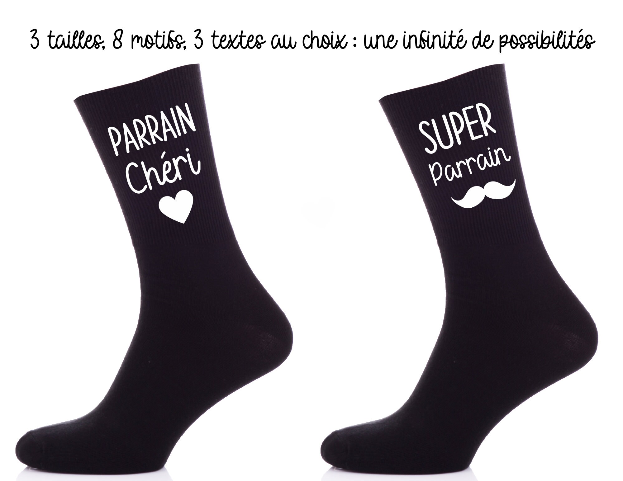 LucBuy Chaussettes Personnalisées avec Photos, Chaussettes de Visage  Personnalisées avec Texte,Chaussettes Drôles Personnalisées,Chaussettes  Fantaisie Halloween Noël Anniversaire Cadeaux (A15) : : Mode