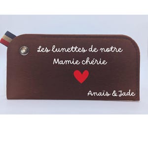 Etui lunettes personnalisé - Fête des mamies