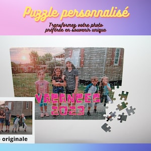 120 Piece Personalized Puzzle - Create your own masterpiece with your photo! Perfect gift for adults and children.