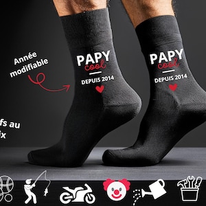 Personalized socks for grandpa | Grandfather's Day gift