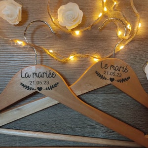 Iron-on flex for personalized wedding hanger