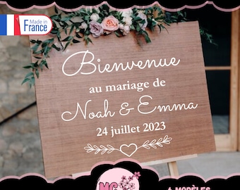 Panneau de bienvenue mariage bohème et champêtre : Personnalisez votre fête avec des stickers originaux !