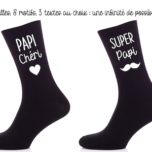 Personalized Grandpa Socks - An original and personalized gift for Grandfather's Day, Christmas or any other occasion.