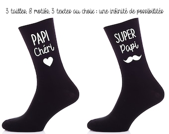 Personalized Papi socks - An original and personalized gift for Grandfather's Day, Christmas or any other occasion.