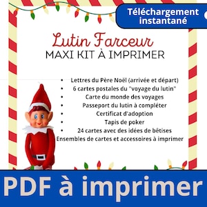 Maxi Pack Noël Lutin : Fichiers Numériques à Imprimer pour une Magie Inoubliable !-PDF