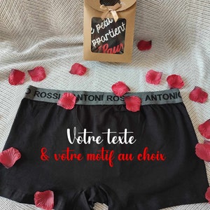 Personalized boxer shorts, Valentine's Day gift idea, men's boxer shorts to offer! free shipping within 24 hours