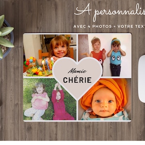 Tapis de souris personnalisé - Le cadeau idéal pour votre mamie