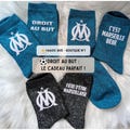 Chaussettes MARSEILLE- OM à Paillettes Personnalisables - Cadeau Supporter Foot Marseille, Idée Cadeau Humour Homme Femme product logo