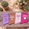 Personalized Sequin Socks - Gift for Nanny, Childminder, Childminder - End-of-Contract Gift Idea, Thank You Nanny, Nursery