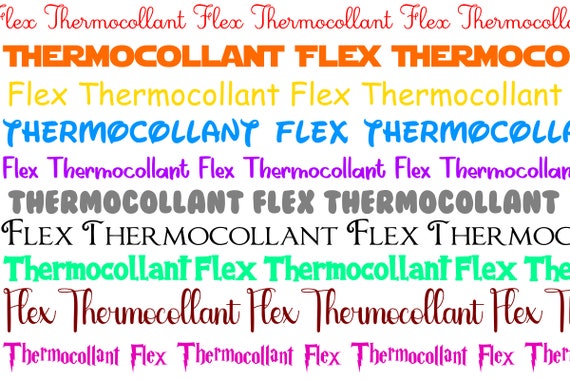 Prénom au choix Motif Thermocollant - Personnalisation - PERSONNALISATION/PRENOMS  - TEXTES - DATES - Flex Textile