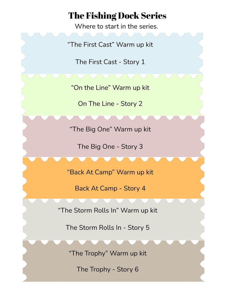 Struggling Reader Story for Kids Who Love Fishing, Fishing Dock Series Story 6 The Trophy, Decodable Dyslexia. 41 pages. PDF image 5