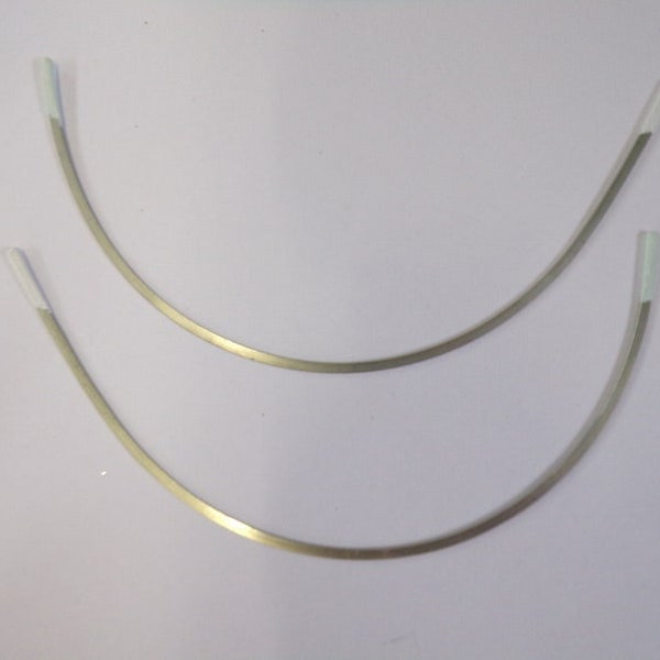 Santoul A2-20pl Underwires (Sold as a Pair) Bra Replacement Underwire Wire for Bra Cup Bra Making Underwires Bra Underwire Corset Underwire