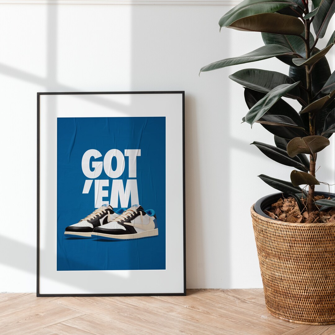 Travis Scott X Fragment Air Jordan 1 Low | Crumbled Cardboard Effect ...