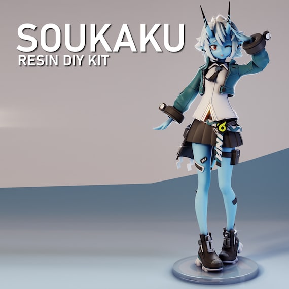 Soukaku Resin DIY Figure Kit - GRAYWORLDCORP - *UNPAINTED
