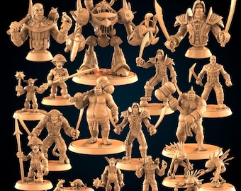 Colección Deadmines Miniaturas para juegos de guerra de mesa