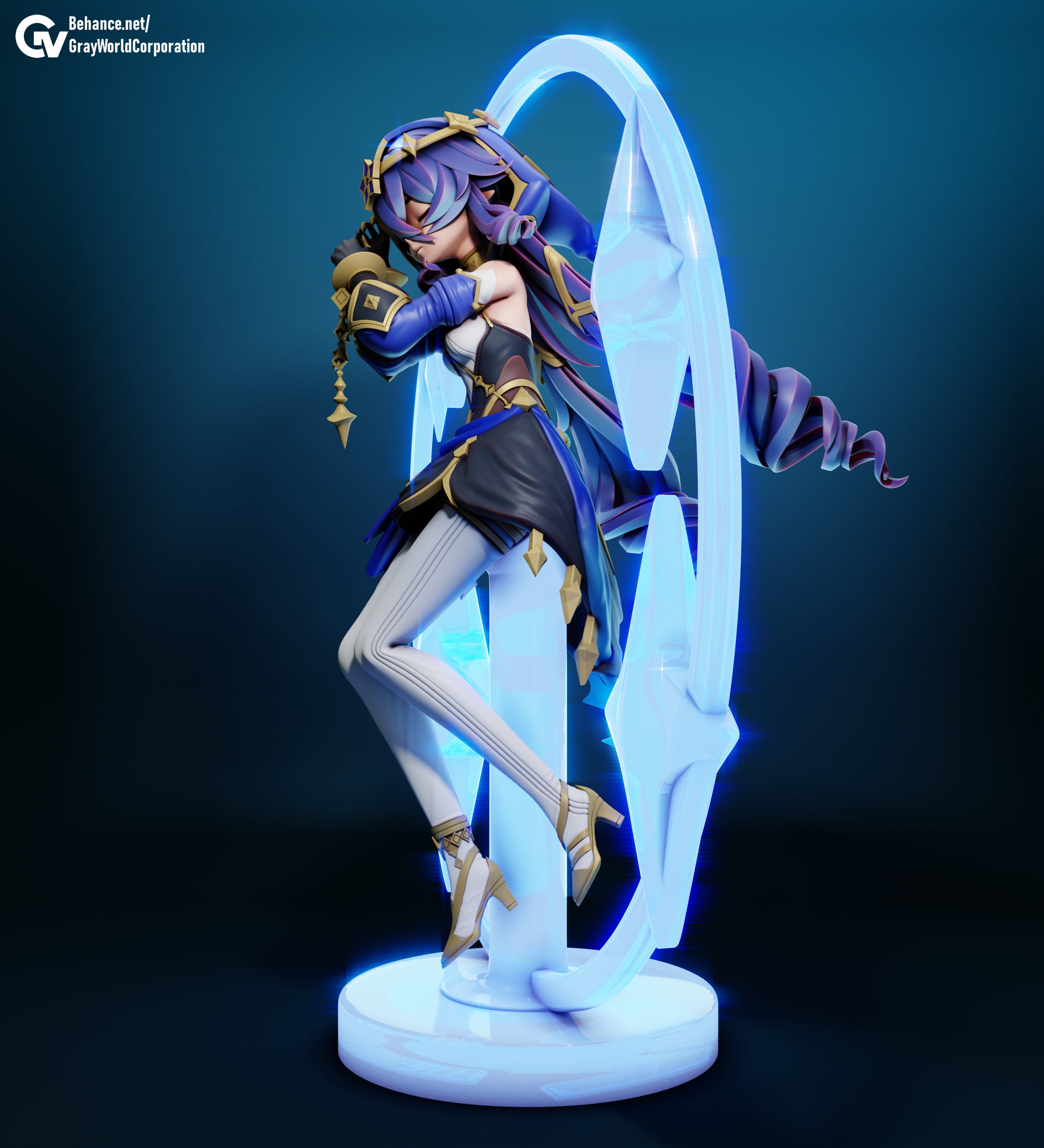 レイラ レジン DIY フィギュアキット - GRAYWORLDCORP - *未塗装* - 原