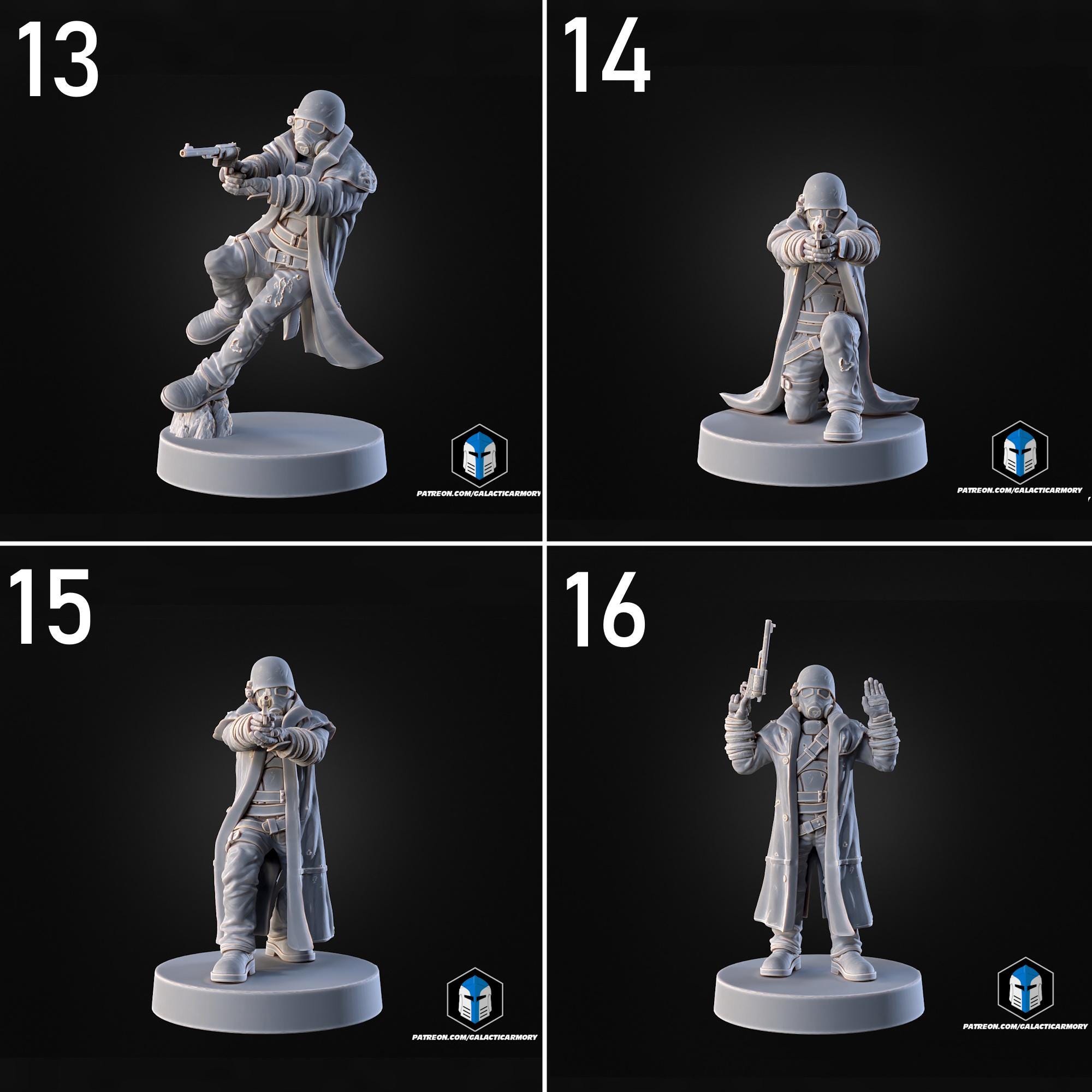 N.C.R Rangers 28mm Base Tabletop Resin Miniatures - Etsy