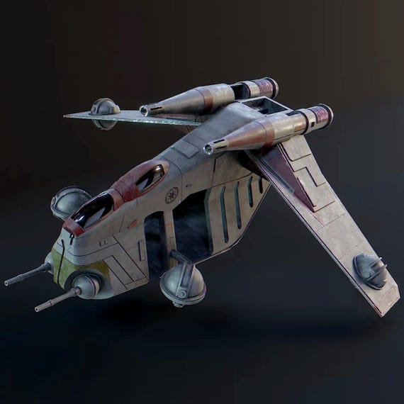 SF・ファンタジー・ホラー Laat gun ship LAAT Gunship 1:48 Scale 28mm Legion Tabletop Galactic Armory - Sci