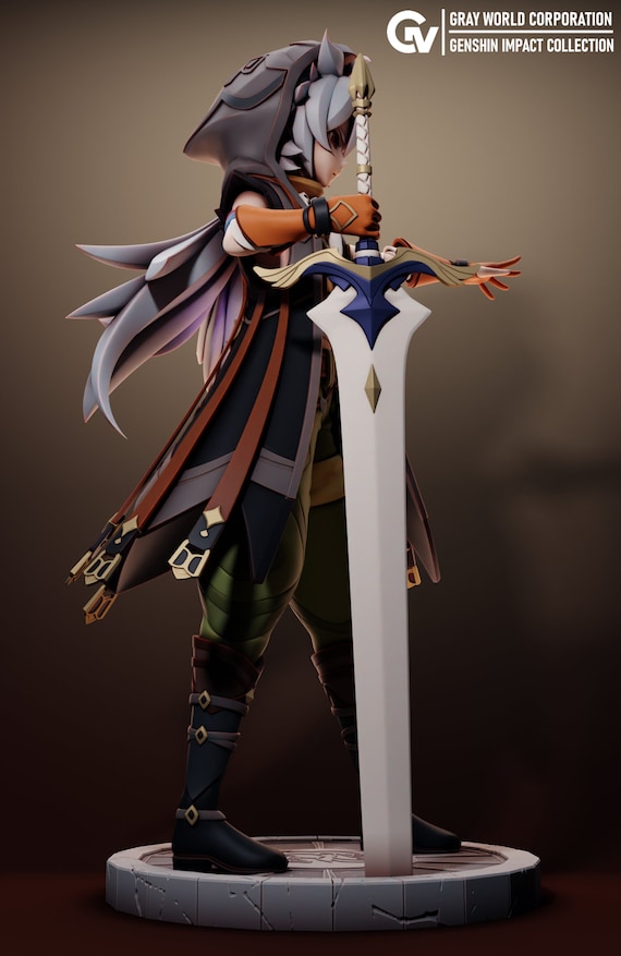 Razor Resin DIY Figure Kit - GRAYWORLDCORP - *UNPAINTED* - Genshin