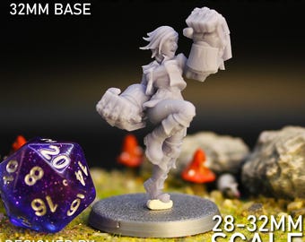 Ironfist Enforcer | 3D Printed Sci-Fi Brawler Miniature | 28–32mm Resin Figure for RPGs Skirmish Games