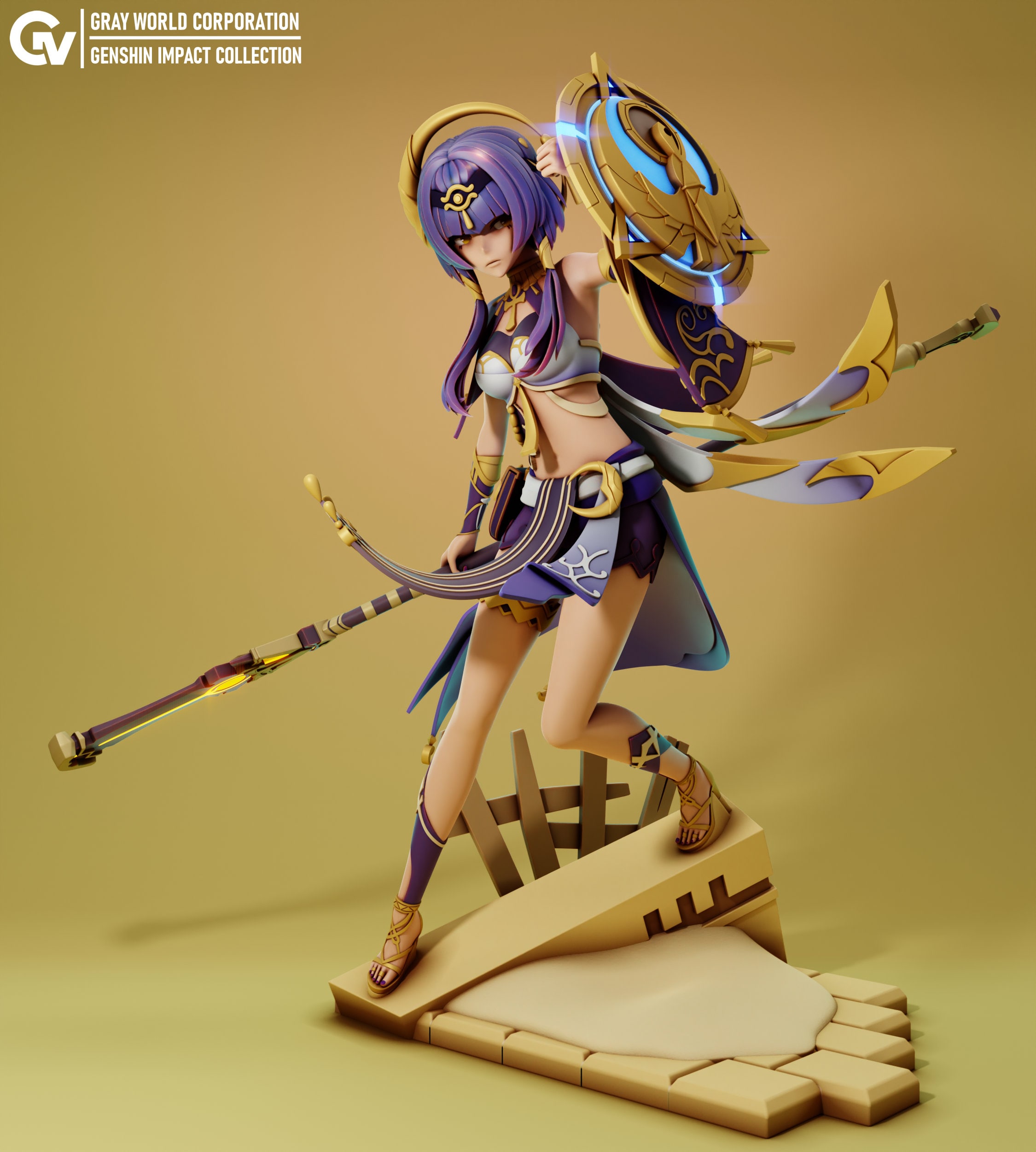 Candace Wave Resin DIY Figure Kit - GRAYWORLDCORP - *UNPAINTED