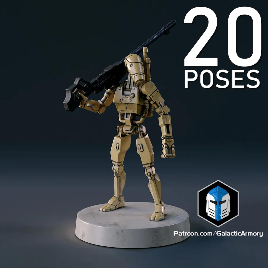 Specialist Sniper Droids 20 Poses Available Sci-fi Sniper Miniature ...